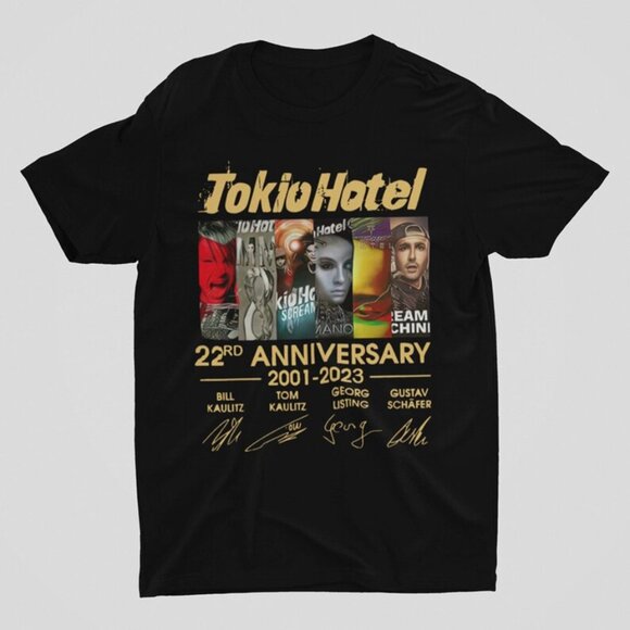 Tokio Hotel Graphic Tee Band Music Fan Gift Casual Streetwear Unisex T-Shirt 159 - Picture 1 of 5